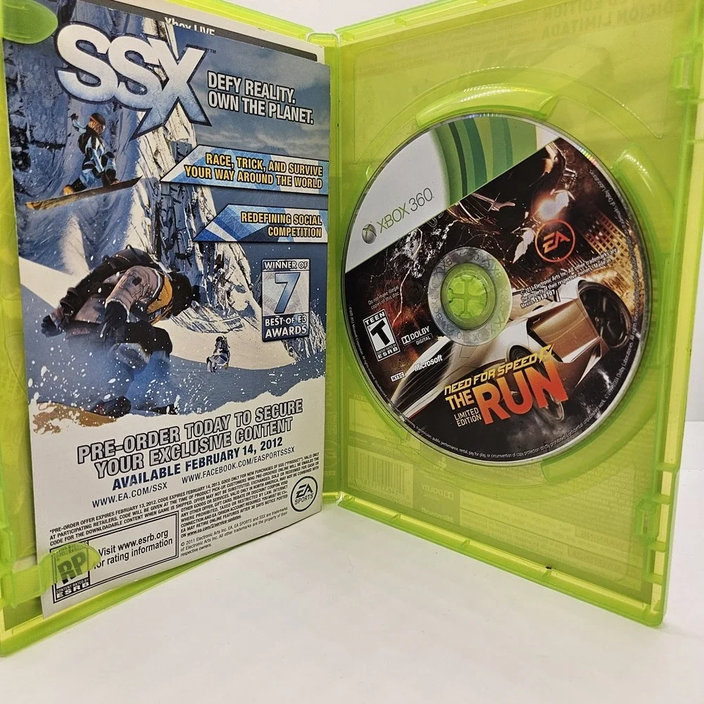 Need for Speed The Run Limited Edition‎ Xbox 360 Complete EA